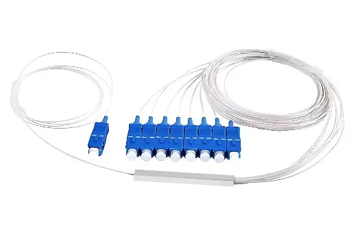 CONNECTORIZED PLC SPLITTER 1X8 SC/UPC MINI TYPE 0.9 mm 1m LINK PLUS